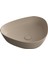 Plural 7812B474-0016 Üçgen Alçak Çanak Lavabo, VitrA Clean, 47 cm, Mat Kil Beji 2