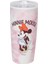 Mickey Mouse Lisanslı Batik Desenli Paslanmaz Çelik Kapaklı Bardak (860ML) - Minnie 1