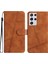 Samsung Galaxy S21 Ultra Cüzdan Pu Deri Kart Yuvaları Tutucu Için Flip Case (Yurt Dışından) 1