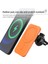 N16 10W Araba Hava Çıkışı + Vantuz Magsafe Manyetik Kablosuz Şarj Cihazı Cep Telefonu Tutucu Iphone 12 Serisi (Yurt Dışından) 3