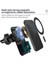 N16 10W Araba Hava Çıkışı + Vantuz Magsafe Manyetik Kablosuz Şarj Cihazı Cep Telefonu Tutucu Iphone 12 Serisi (Yurt Dışından) 4