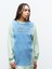 Çağla Yeşili Kadın Denim Üzeri Nakış Işlemeli Bisiklet Yaka Sweatshirt Dar Paça Pantolon Pamuklu Örme Alt Üst Takım 3
