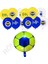 Sarı Lacivert Fenerbahçe Baskılı Balon ve Folyo Balon 1