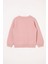Yazı Baskılı Toz Pembe Renk Kız Çocuk Sweat 3