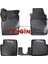 Fiat 500 2013 3D Havuzlu Paspas Siyah 1