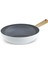 Swiss Crystal Creamy Wood Wok Tava 28 cm 1
