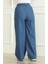 Tensel Beli Lastikli Kot Pantolon 7568-02 Mavi 2