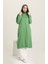Kapüşonlu Spor Tunik 3007-16 Fıstık Yeşili 2