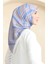 Soft Pamuk Eşarp 19093-20 Vizon Kot Mavi 2