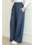 Tensel Beli Lastikli Kot Pantolon 7568-03 Lacivert 2