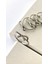 Zirkon Taş Fiyonk Ayarlanabilir Silver Yüzük DRN20004 5