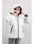 Erkek Çocuk Su İtici Kapüşonlu Polar Astarlı Fermuarlı Cepli Parka D1132A824WN 3