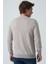Albufeira 4025 0 Yaka Slim Fit Pamuklu Triko Bej 4