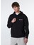 Kapüşon Yaka Siyah Erkek Sweatshırt M4WM-SWT-1519 2