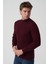Águeda 1284 Slim Fit Yarım Balıkçı Triko Bordo 2