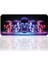 90X40 Bright Skull Xxl Büyük Boy Ilyuka MP209040 Gaming Mousepad Dikişli Kenar Kaymaz Taban 90X40CM 2