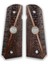 Silah Kabzası - Colt 1911, Girsan Mc 1911 ile Uyumlu - Koyu Kahverengi Renk - Metal Logolu - CLT1911CV083L1 1