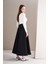 3 Iplik Şardonlu Daire Etek Siyah 2