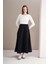 3 Iplik Şardonlu Daire Etek Siyah 3