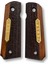 Silah Kabzası - Colt 1911, Girsan Mc 1911 ile Uyumlu - Koyu Kahverengi Renk - Metal Logolu - CLT1911CV032L1 1