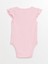 Bisiklet Yaka Basic Kız Bebek Çıtçıtlı Body 2'li 3