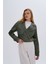 Kadın Hakiki Deri Olive Deri Mont 616 Z-4011 Bn Derımont SK24/25 Olıve 3
