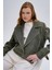 Kadın Hakiki Deri Olive Deri Mont 616 Z-4011 Bn Derımont SK24/25 Olıve 4