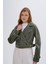 Kadın Hakiki Deri Olive Deri Mont 616 Z-4011 Bn Derımont SK24/25 Olıve 5