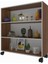 Kenzlife kitaplık beril 108*090*020 cvz tekerlekli mutfak dolabı banyo ofis ayakkabılık kiler 1