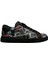 Kadın Vegan Deri Siyah Sneakers - Living in a Vintage Dream Tasarım 5