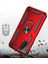 - Xiaomi Poco M3 - Kılıf Yüzüklü Zırh Tank Vega Kapak - Kırmızı - T18833 7