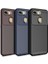 - Oppo A7X - Kılıf Auto Focus Karbon Negro Silikon Kapak - Kahverengi 6
