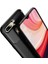 - Oppo A7X - Kılıf Auto Focus Karbon Negro Silikon Kapak - Kahverengi 9