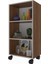 Kenzlife kitaplık beril 088*030*020 cvz tekerlekli mutfak dolabı banyo ofis ayakkabılık kiler 1