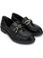 Kadın Vegan Siyah Kroko Loafer Ayakkabı 817 01 Bn Ayk SK24-25 Sıyah Kroko 2