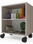 Kenzlife kitaplık beril 068*060*020 crd tekerlekli mutfak dolabı banyo ofis ayakkabılık kiler 2