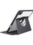 - Apple iPad Pro 11 2020 (2.Nesil) - Tablet Kılıfı Kalem Bölmeli Dönebilen Termik Standlı Kılıf - Gri - T25973 7