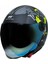FX-101 Yarım Kask Neon Camo 1