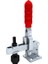GH-12002-B Dikey Geçiş Kelepçesi | 150 kg Kapasiteli Düz Tabanlı Oluklu Kol yel 1