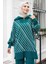 Yasemen Tunik Pantolon Triko Takım 1263 - Petrol Yeşili 5