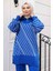 Yasemen Tunik Pantolon Triko Takım 1263 - Saks Mavisi 2