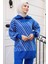 Yasemen Tunik Pantolon Triko Takım 1263 - Saks Mavisi 4