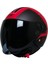 FX-101 Yarım Kask Desıgn Kırmızı 1