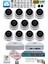 11 Kameralı Ip Dome Güvenlik Kamerası Seti | 4mp Ultra Hd, 30M Gece Görüş, Ses Alma, Uzaktan Izleme + 2tb H.d.d + 200M Cat 6 2