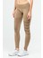 Bej Slim Fit Toparlayıcı Seamless Kadın Tayt SSD0024 2