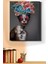 Sayılarla Boyama Seti Kasnaklı Çiçek Saçlı Kadın 9 60 x 75 cm 1