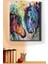 Sayılarla Boyama Seti Kasnaklı Soyut Atlar 60 x 75 cm 1