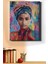 Afrikalı Güzel 6 Sayılarla Boyama Seti Kasnaklı 50 x 65 cm 1