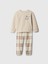 Bebek Bej Gap Logo Brannan Bear Pijama Takımı 3