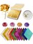 Varak Kaplama Yaprak Metalik Folyo 9X9CM 10LU Paket 14 Light Fragrant Silver R5799F-14 2